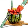 Watermelon Cutter JAYVAR 3-in-1 Melon Scoop & Popsicle Mould Green-1