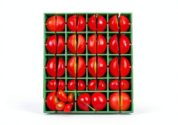 Grapes Cherry Tomatoes Cutter Yamteck 16 Piece Half Quarter Knife-4